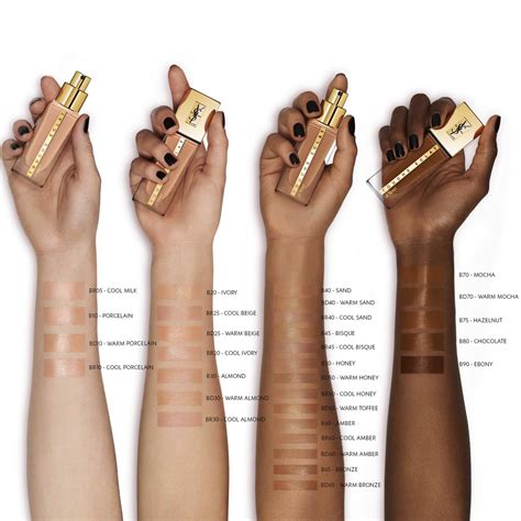 ysl touche eclat base|YSL touche eclat shade chart.